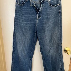 7 For All Mankind Alexa High Rise Cropped Jeans